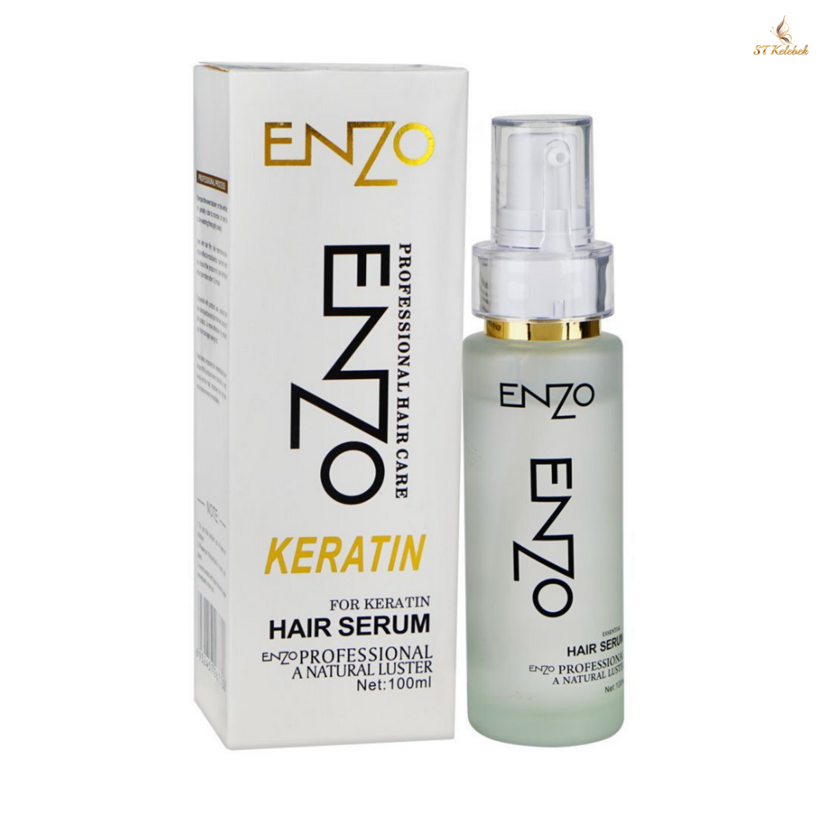 Enzo Keratin Hair Serum, For Frizzy Softness, 100ml