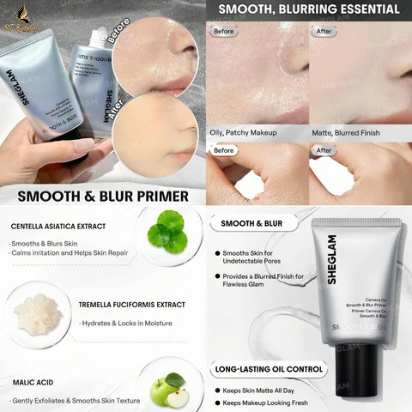 Sheglam Camera On Smooth And Blur Primer